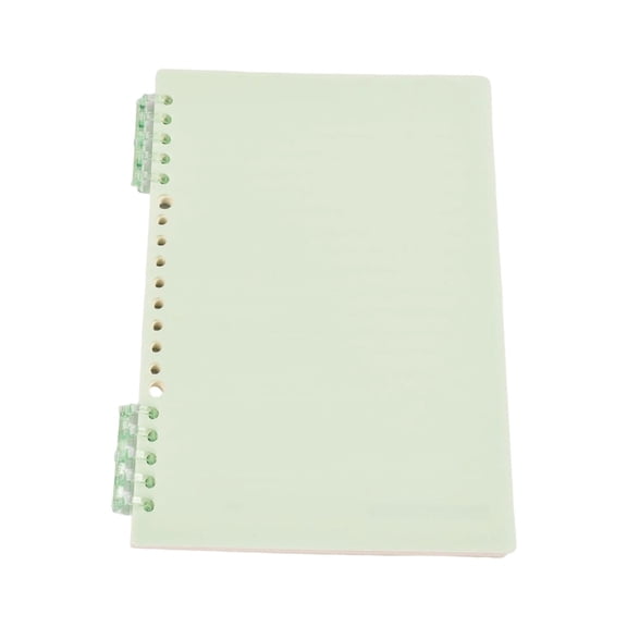 Transportable Refillable Clip Notebook With Additional Parchmenty Plan For Travel Study