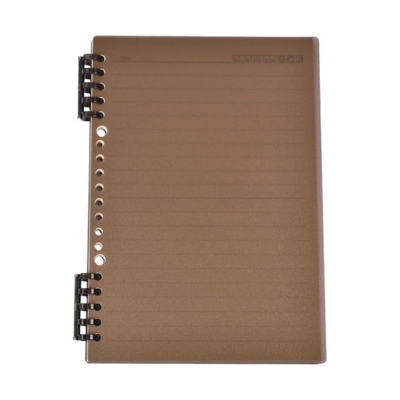 Transportable Refillable Clip Notebook With Additional Parchmenty Plan For Travel Study