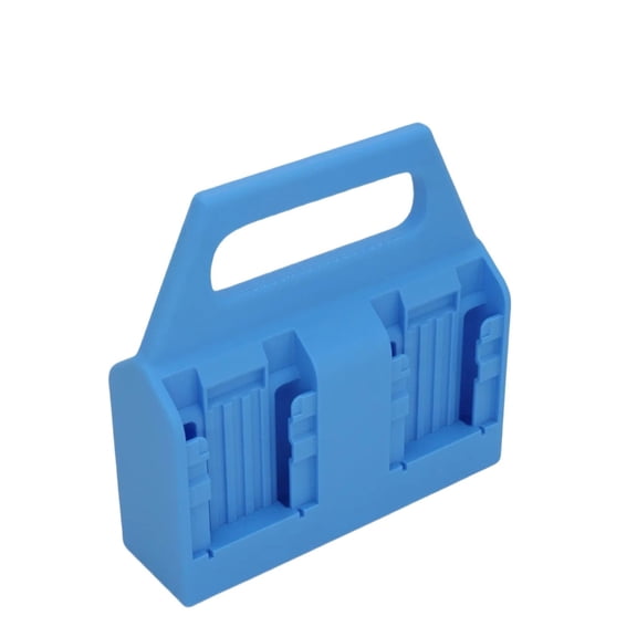 Transportable Suspended Storage Planner For Power Tool Batteries Permanent Plastic Battery Owner With Handle