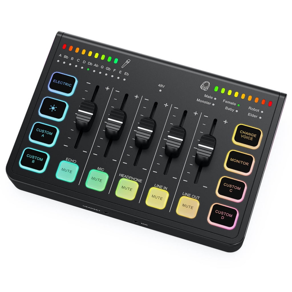 Sound System Thinkercard Transportable Tiny Combiner Sound Card For Podcasting Music Production ...