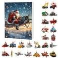 thumbnail image 1 of Transportation Advent Calendar 2025 with 24 Cars Trains Planes and Vehicles Christmas Countdown Calendar with Collectible Transportation Toys for Kids Boys Girls Christmas Celebration, 1 of 7