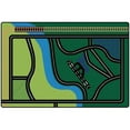 thumbnail image 1 of Transportation Fun Rug, 1 of 1