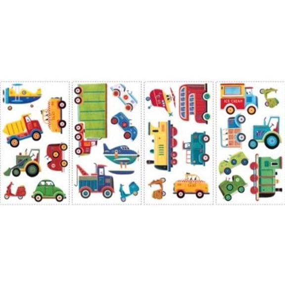 Transportation Peel & Stick Applique