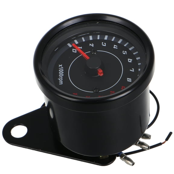 Universal Motorcycle Tachometer Gauge with LED Backlight for Single Cylinder Engines 13000 RPM
