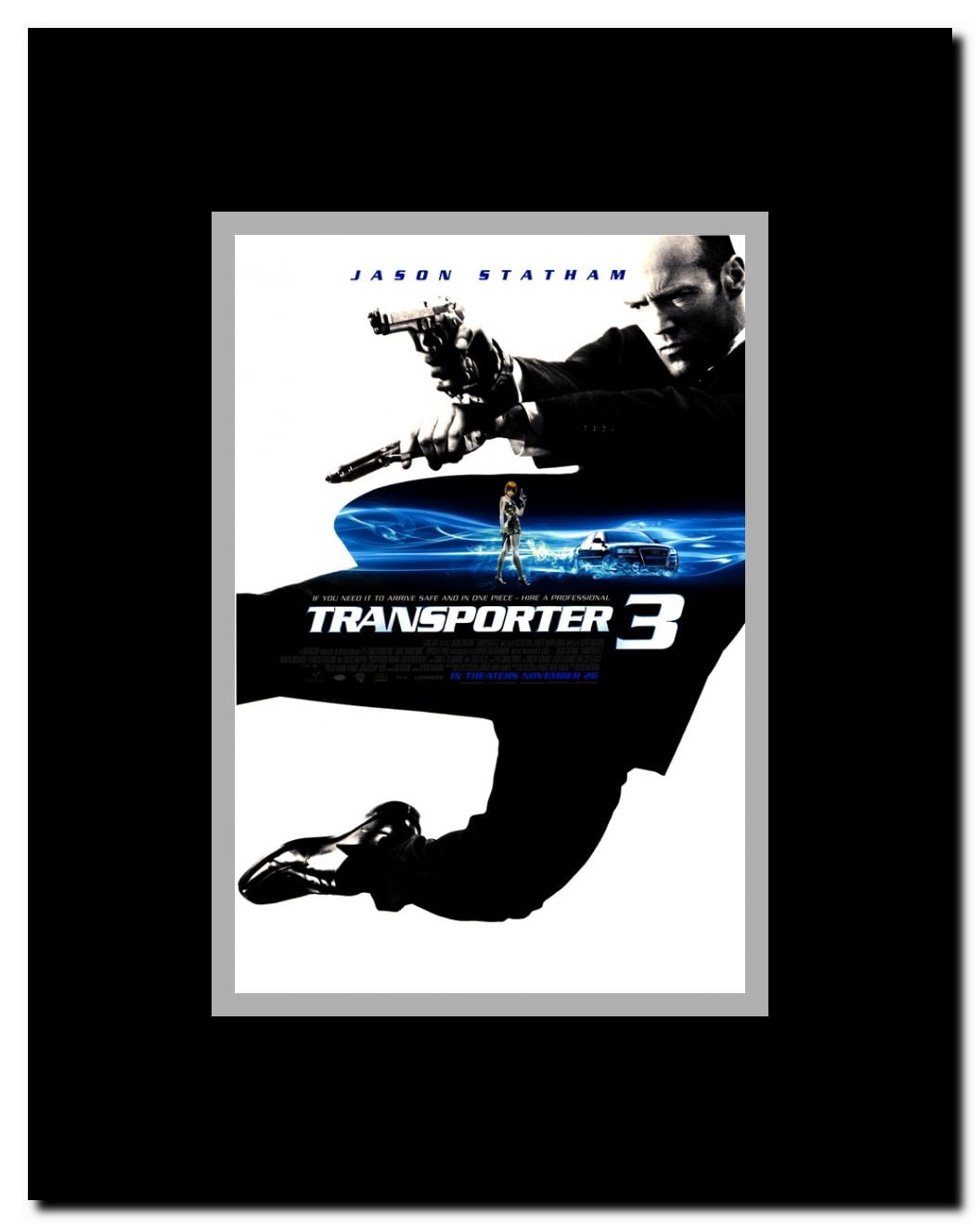 Transporter 3 Framed Movie Poster
