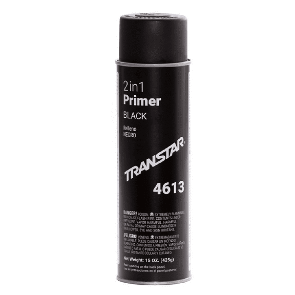 Transtar Autobody Products 4613 - 2 in 1 Primer - 20 oz Aerosol Can - Black - 15 to 20 Minute Dry Curing