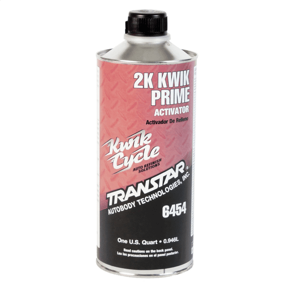 Transtar Autobody Products 6454 - 2K Kwik Primer Activator - 1 qt Can - Clear to Pale Yellow - Liquid