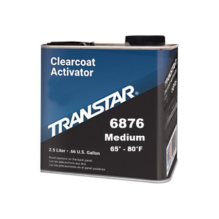 Transtar 6876 Medium Lightning Clear Coat Activator 6800 Series 2.5L Fast Cure