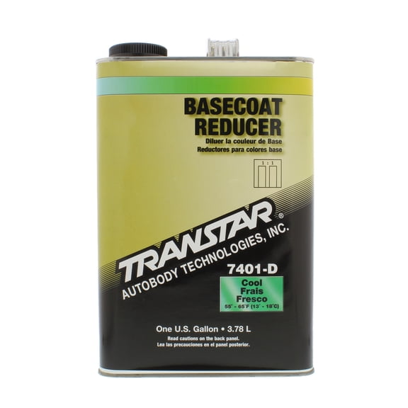 Transtar 7401-D Basecoat Reducer Cool, 1-Gallon TRE-7401-D