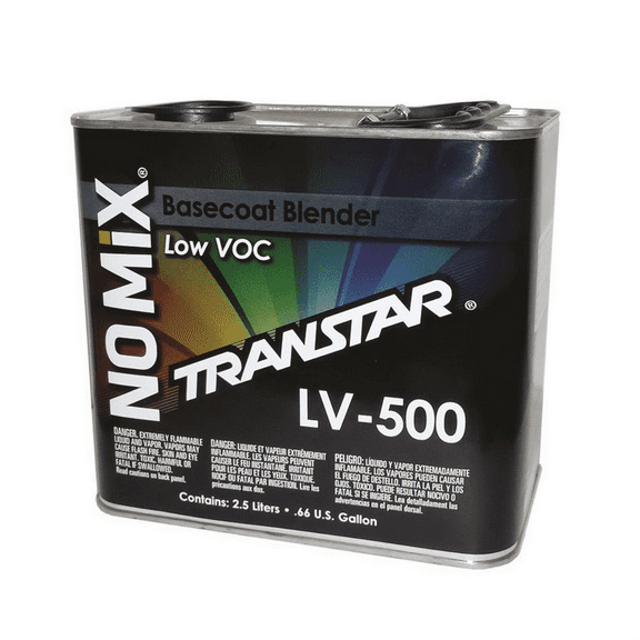 Transtar Autobody Products LV-500 No Mix Low VOC Basecoat Blender, 2.5 L Can, Clear