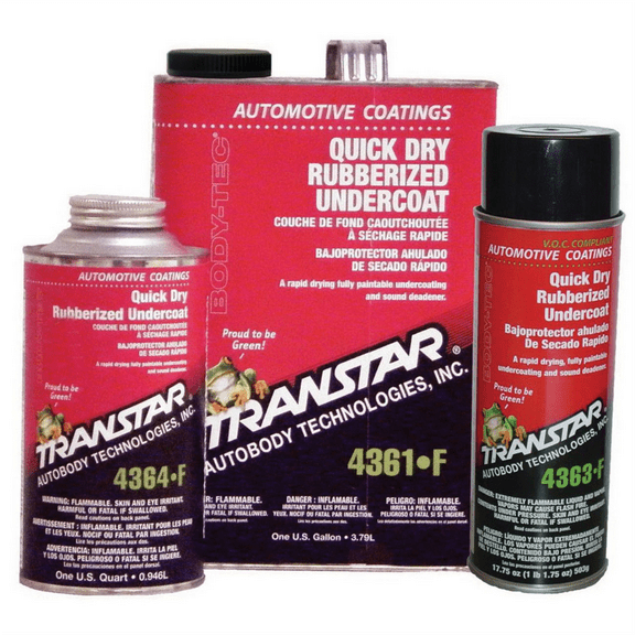 Transtar 4361-F Quick Dry Rubberized Undercoat, Protective Coating Gallon