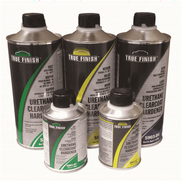Transtar Autobody Products True Finish 5901-04 Fast Hardener, 1 qt Can, Clear, Liquid, Use With: Urethane Clearcoat