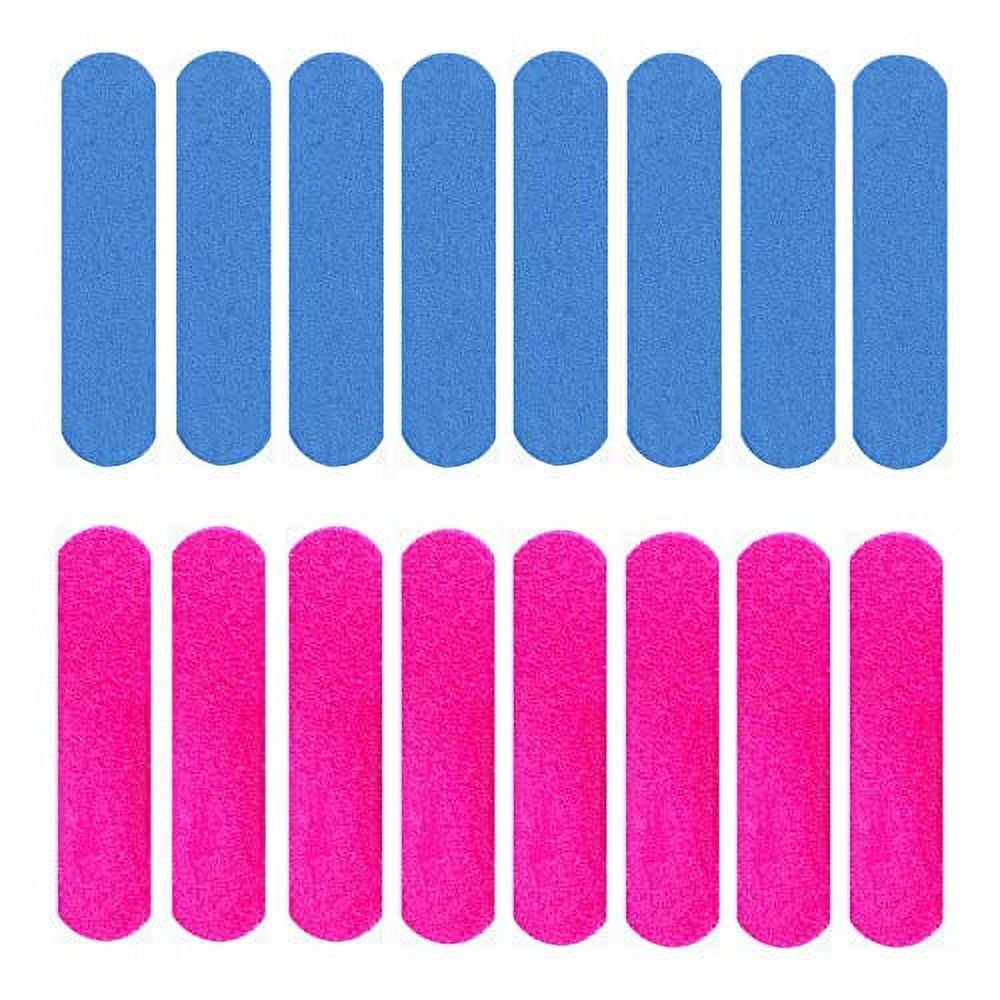 Transun Moo Mini Nail Files Bulk, 100 Pack 2 Inches Disposable Double