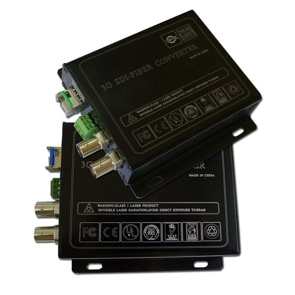 Transwan 1 Ch 3G-SDI (Forward) & 1 Ch RS 485 Data (Reverse) Over Optical Fiber with 3G SDI SFP, 10 Kilometers over 1 Single-mode Fiber