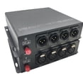 thumbnail image 1 of Transwan 4 Ch Line-Level Balanced Audio Over Fiber Optical Extender to 20 Km Single-Mode Fiber (1 Core), XLR Balanced Audio to Fiber Optic Converter (1 x FC Fiber Connector), 1 of 8