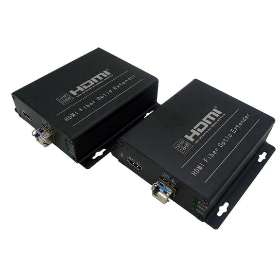 Transwan 4K HDMI Over Fiber Optic Extender to 10Km, Max 4096 x 2160 (4K @30Hz), HDCP Compliance, 4K Uncompressed Signal