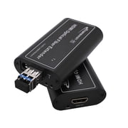 Transwan Mini 4K HDMI Over Fiber Extender to 10 Kilometers Over 1 SMF Fiber, 4K Uncompressed Signal 4K @30Hz