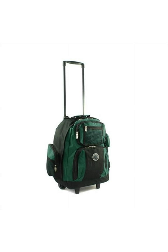 738131-GRN Roll-Away Deluxe Rolling Backpack- Green