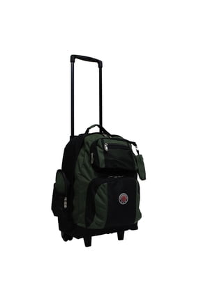 Deluxe 22-Inch Carry-On Rolling Backpack - Black Olive