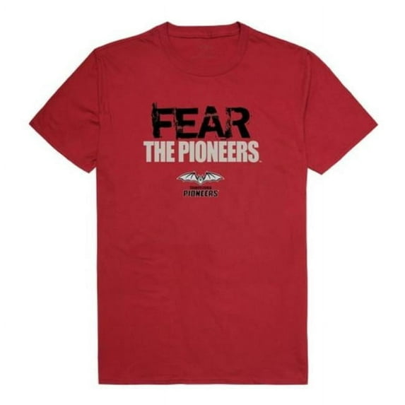 Transylvania University Pioneers Fear College T-Shirt, Cardinal - Medium