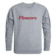 thumbnail image 1 of Transylvania University Pioneers Script Crewneck Sweatshirt, Heather Grey - Medium, 1 of 1