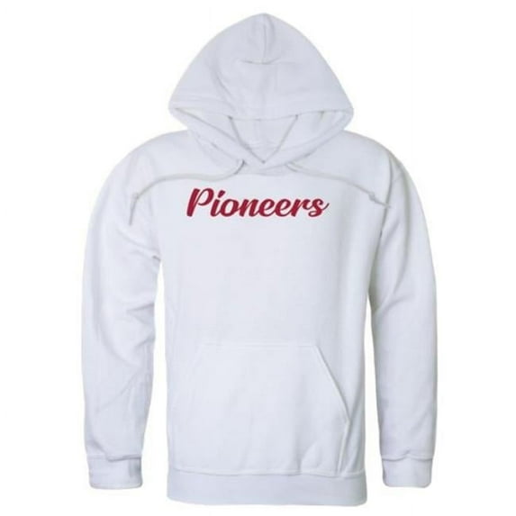 Transylvania University Pioneers Script Hoodie, White - Medium