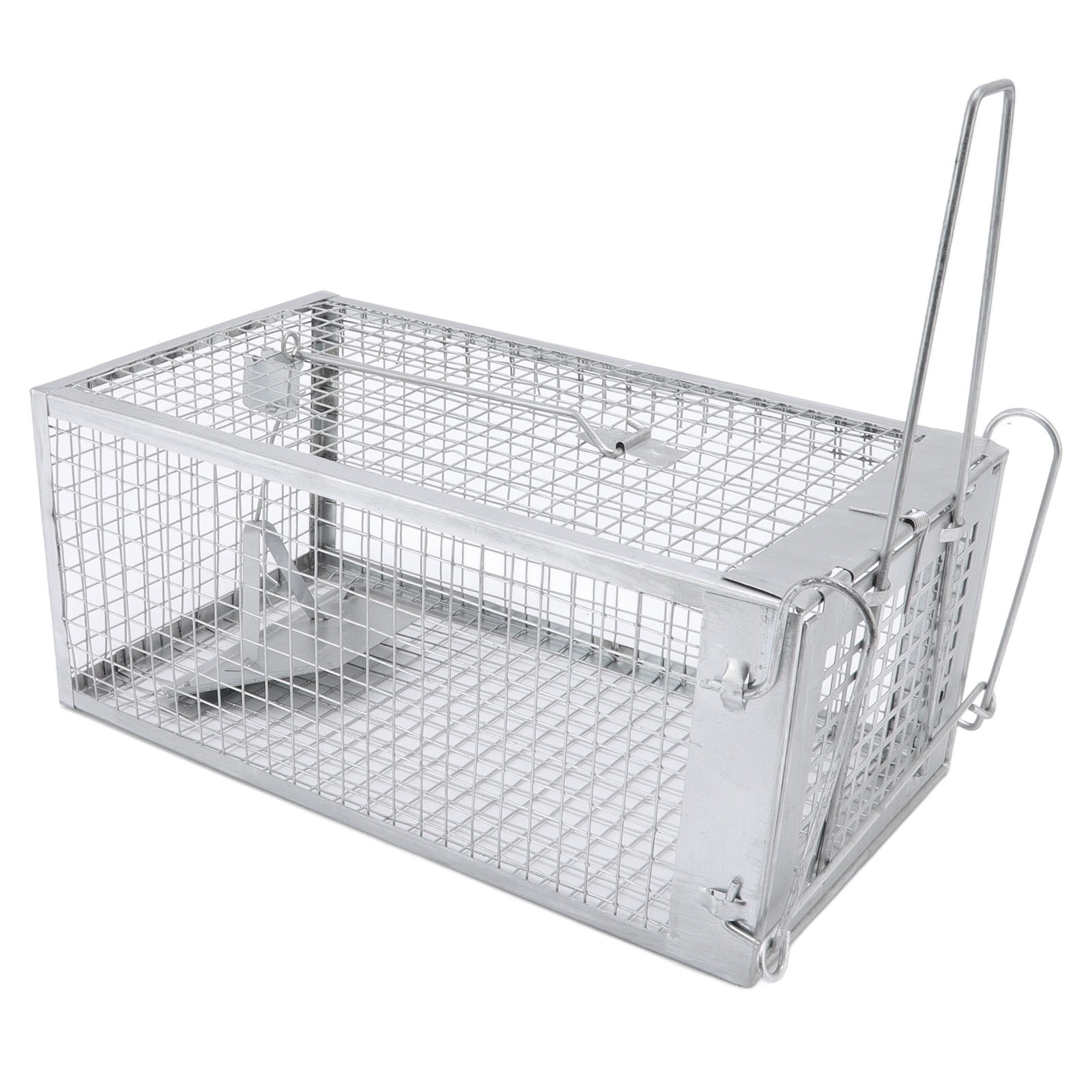 Trap, 27x14.5x11.5cm High Sensitivity Single Door Trap Iron Mouse Trap