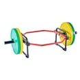 thumbnail image 1 of Trap Bar Hex Bar, 2-Inch Hex Barbell, 500 LB Capacity, Shrug & Weightlifting Bar for Squats, Deadlifts, Shoulder Presses, Home Gym Strength Training Equipment, Red, 1 of 11