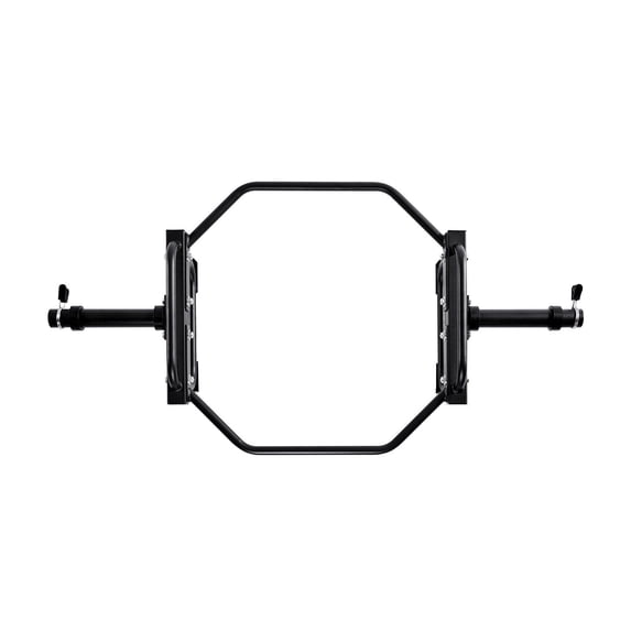 Trap Bar Hex Bar, 2-Inch Olympic Weight Bar, 500 LB Capacity for Shrugs, Squats, Deadlifts, Shoulder Press, Full Body Strength Training, Home Gym Equipment (Black)