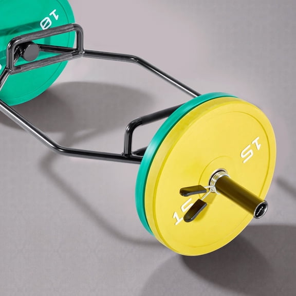 Trap Hex Bar, 2" Sleeve, 800LB Capacity Shrug Bar with Knurled Grip - for Deadlifts, Squats, Shoulder Press - Home Gym Strength Training Equipment (Black)