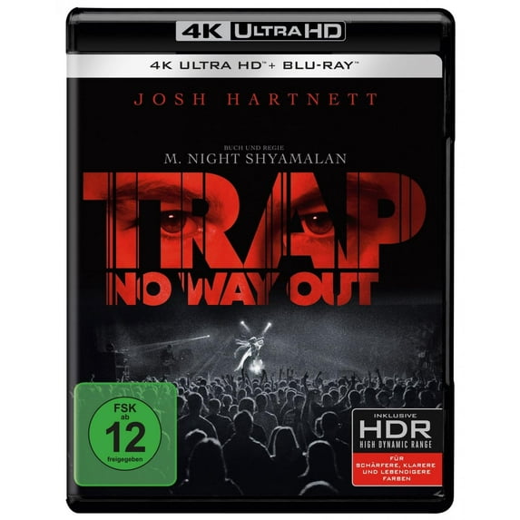 Trap: No Way Out - 4K UHD/2 Blu-ray (4K Ultra HD) Josh Hartnett M. Night Shyamalan