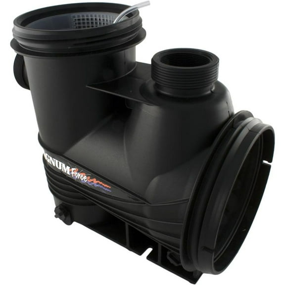 Trap/Pump Body, Jacuzzi Magnum Force, with Plugs, 02/03+