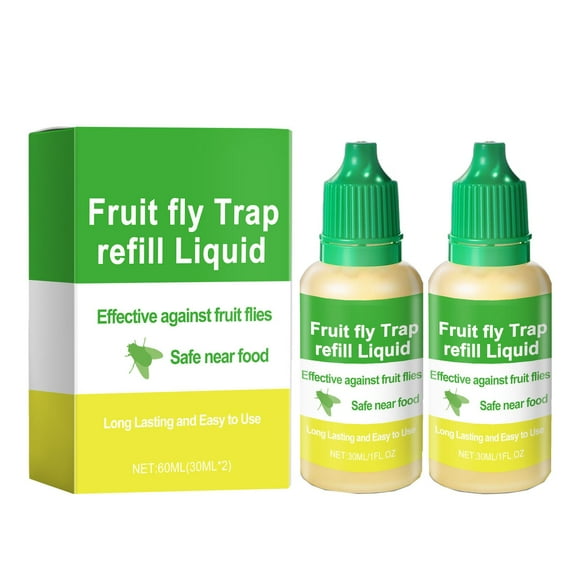 Trap Supplement Liquid, Domestic Kitchen Living Room Hygiene Fruit Fly Cockroach Trap Insect Liquid 60ml