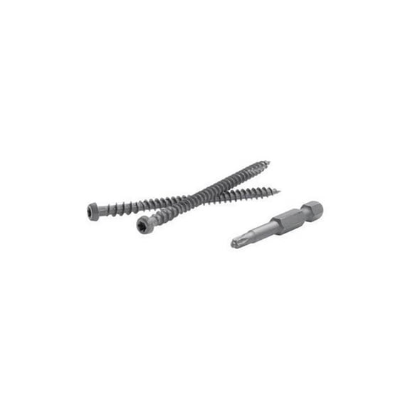 TrapEase 2.5 in. Torx TTAP Star Head Zinc Carbon Steel Composite Deck Screws, Rope Swing - 350 Per Box