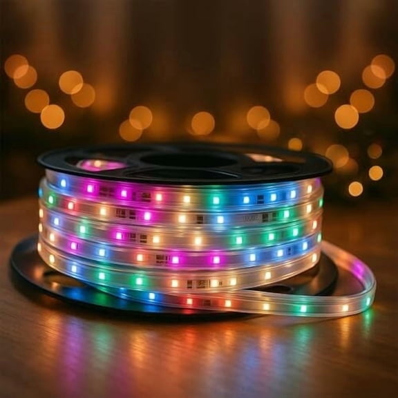 Trapat 10M LED Waterproof Strip Light 120 Bright LEDs Indoor Outdoor Flexible Decorative Lighting