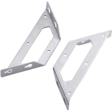 30x Stainless Steel Flat Brace Corner Joining Plate Repair Bracket For Furniture