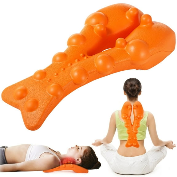 Trapezius Trigger Point Massager with 14 Massage Points, Neck & Shoulder Massager, Deep Tissue Neck Relaxer, Muscle Knot Remover, Suboccipital Release Tool, Posture Corrector