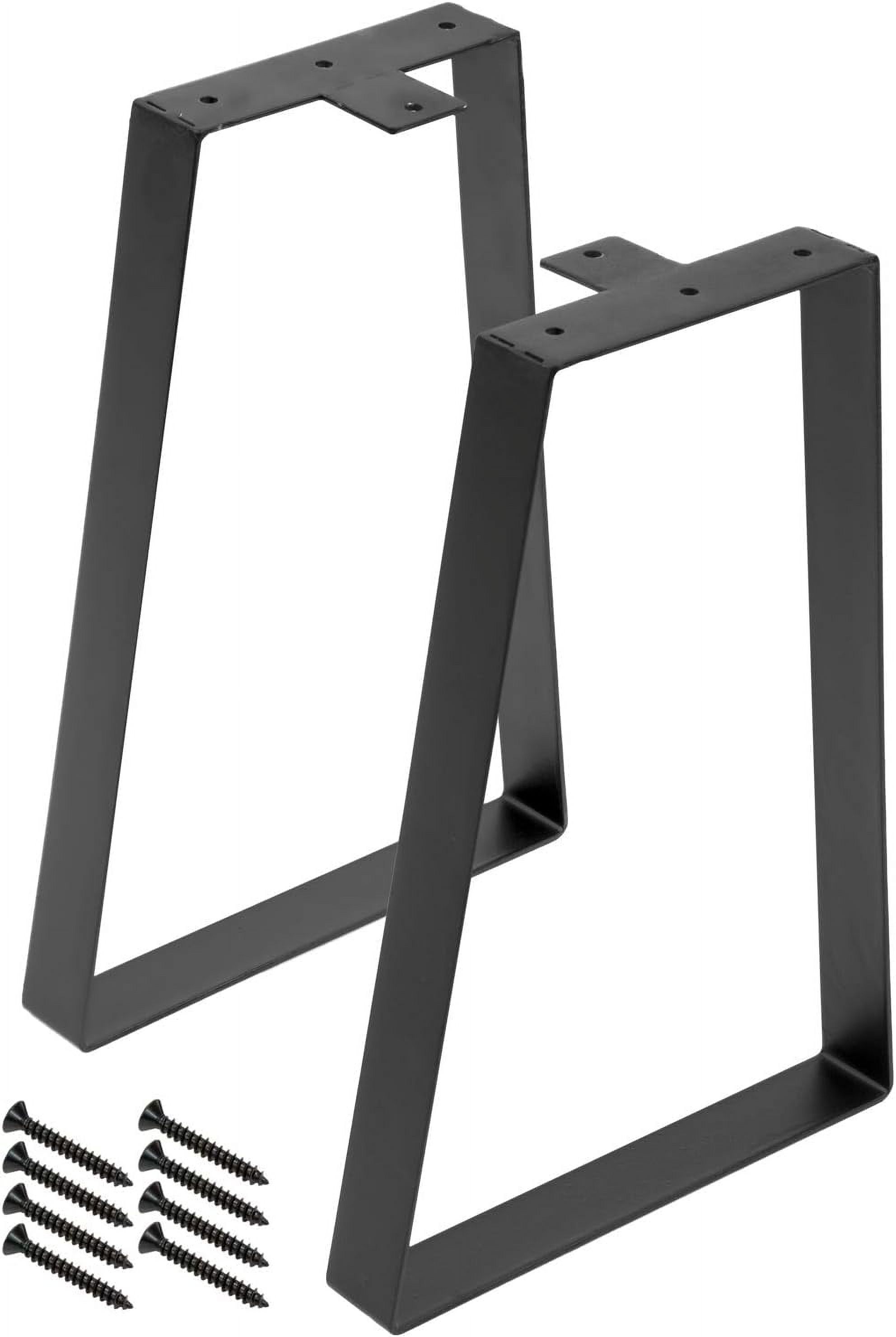 Trapezoid Table Legs, 16" Tall Furniture Legs For DIY Coffee Table