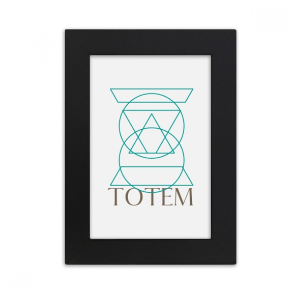 Trapezoidal Combined Circular Triangular Desktop Photo Frame Picture Display Art Painting Exhibit