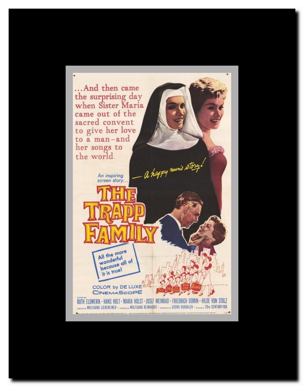 Trapp Family Framed Movie Poster
