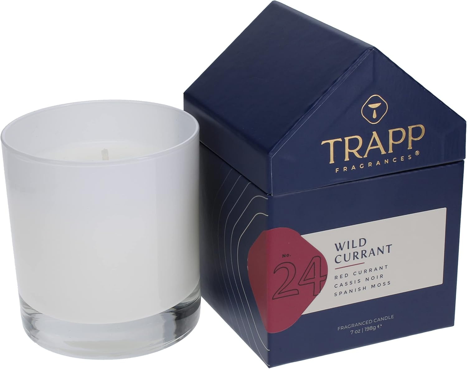 Trapp No. 24 Wild Currant 7 oz. House Box Candle Aromatic Home