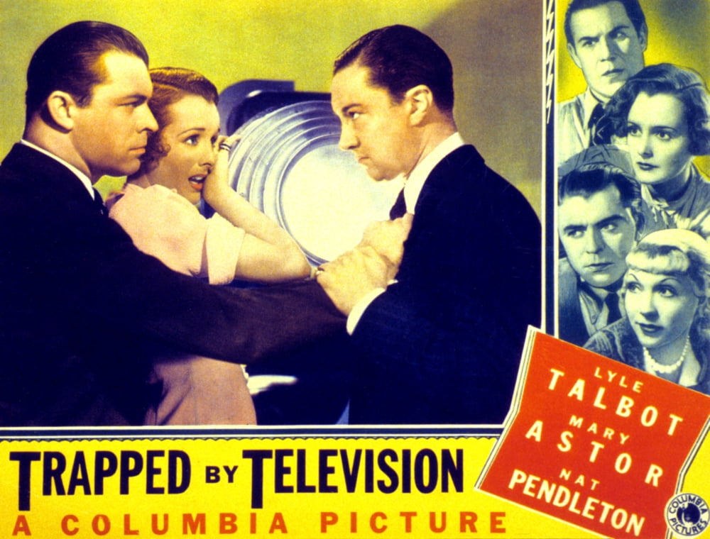 Trapped By Television Canvas Art - (28 x 22)