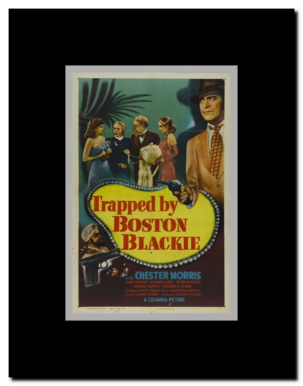 Trapped by Boston Blackie Framed Movie Poster