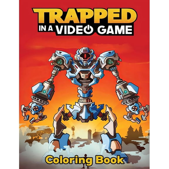 Trapped in a Video Game Coloring Book (Paperback)
