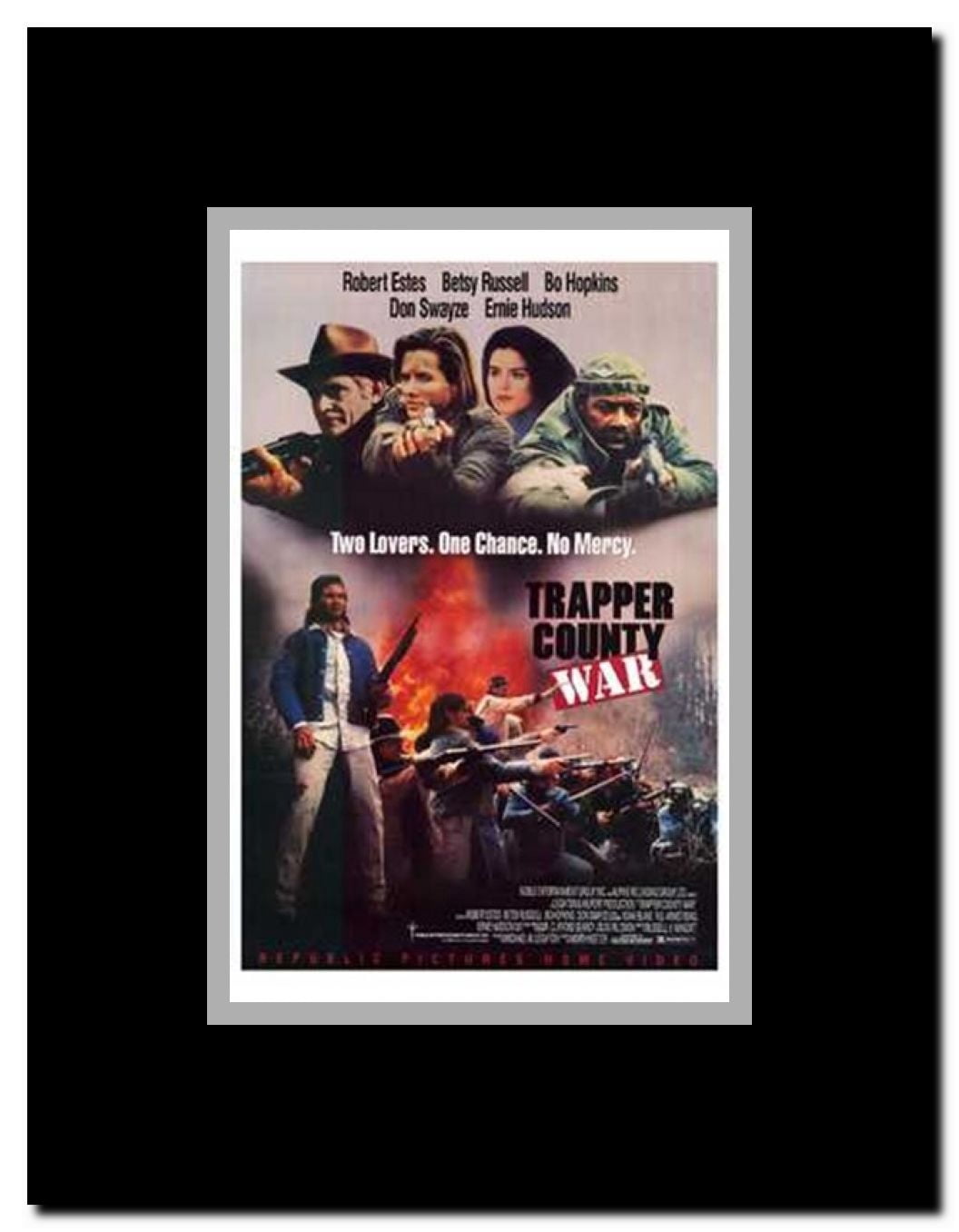 Trapper County War Framed Movie Poster