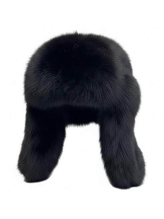 Trapper Hat Unisex Adult Cold Proof Russian Hat Winter Plush Lei Feng Hats Ushanka Cap Warm Hats With Ear Flaps For Skiing, Hiking, Skating