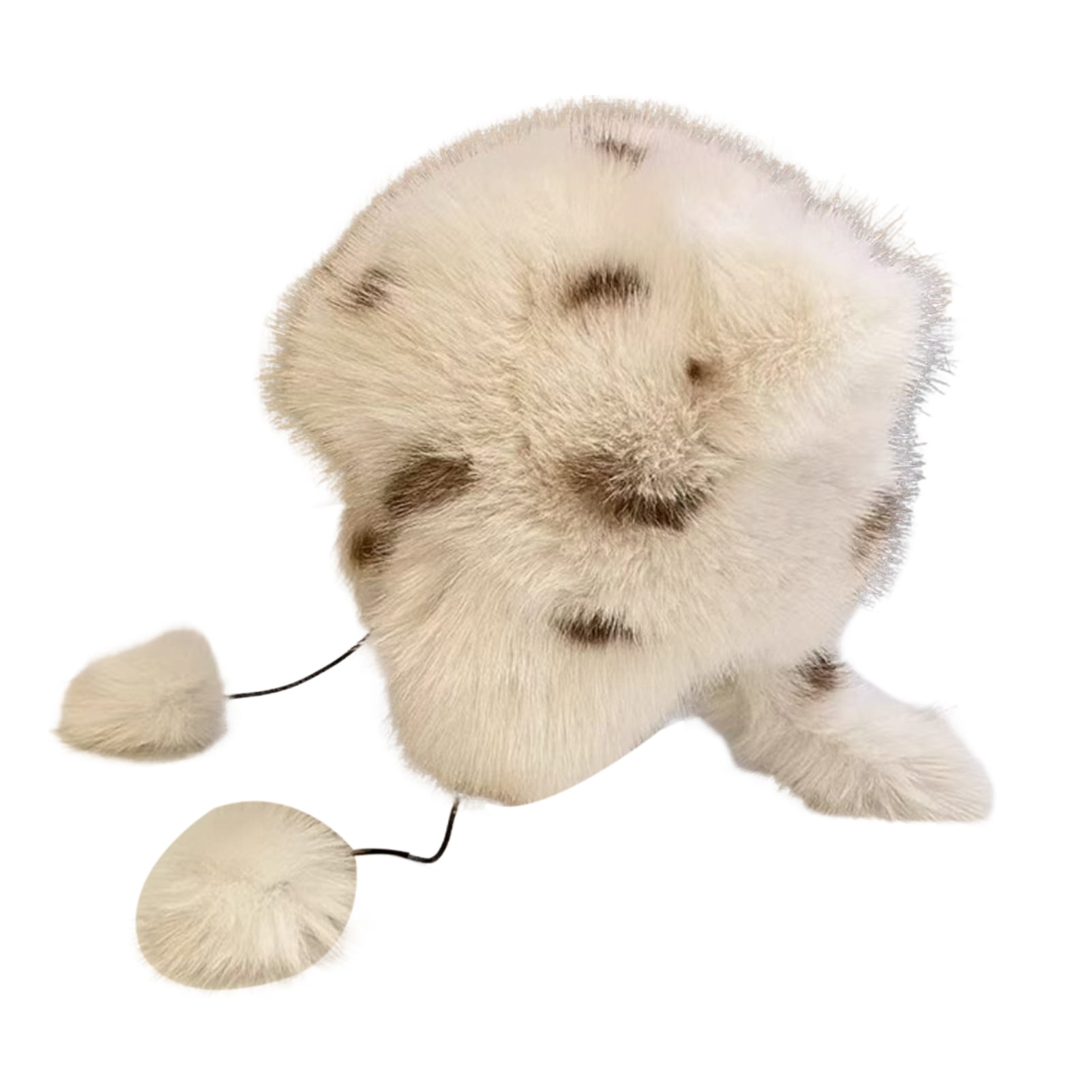 Winter Trapper Hat with Pompom for Ski Snow Activities Delphine | Chateau Fleece-Lined Pom Hat main image 3