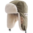 thumbnail image 1 of Trapper Hat with Faux Fur Lining, Ear Flaps, Adjustable Chin Strap, 1 of 6
