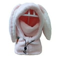 thumbnail image 1 of Trapper Hats for Women Women Winter Hat Full Long Ear Thick Plush Adjustable Windproof Warm Scarf Combo Cycling Skiing Cap Pink, 1 of 3