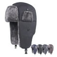 thumbnail image 1 of Trapper Warm Russian Trooper Hat Winter Skiing Cap Women Men Windproof, 1 of 8
